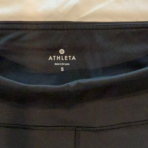 Athleta Side Pocket Side Zip Moto Legging S